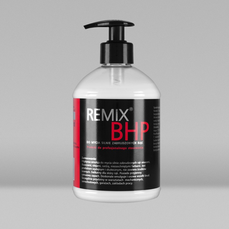REMIX - BHP do mycia silnie zabrudzonych rąk 0,5 ltr