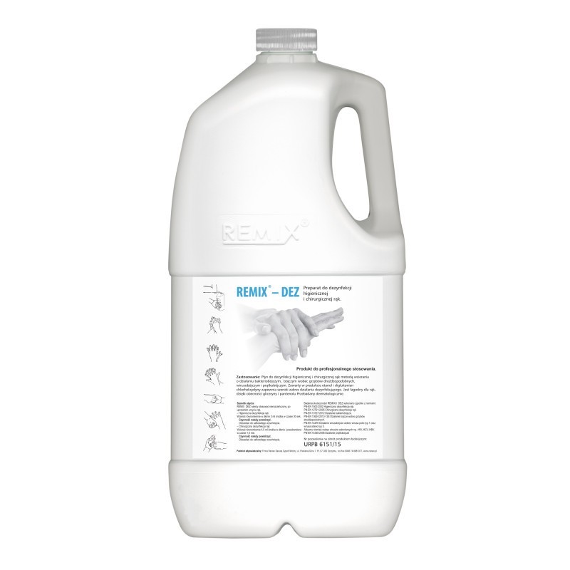 REMIX - DEZ alkoholowy do dezynfekcji rąk 3 ltr